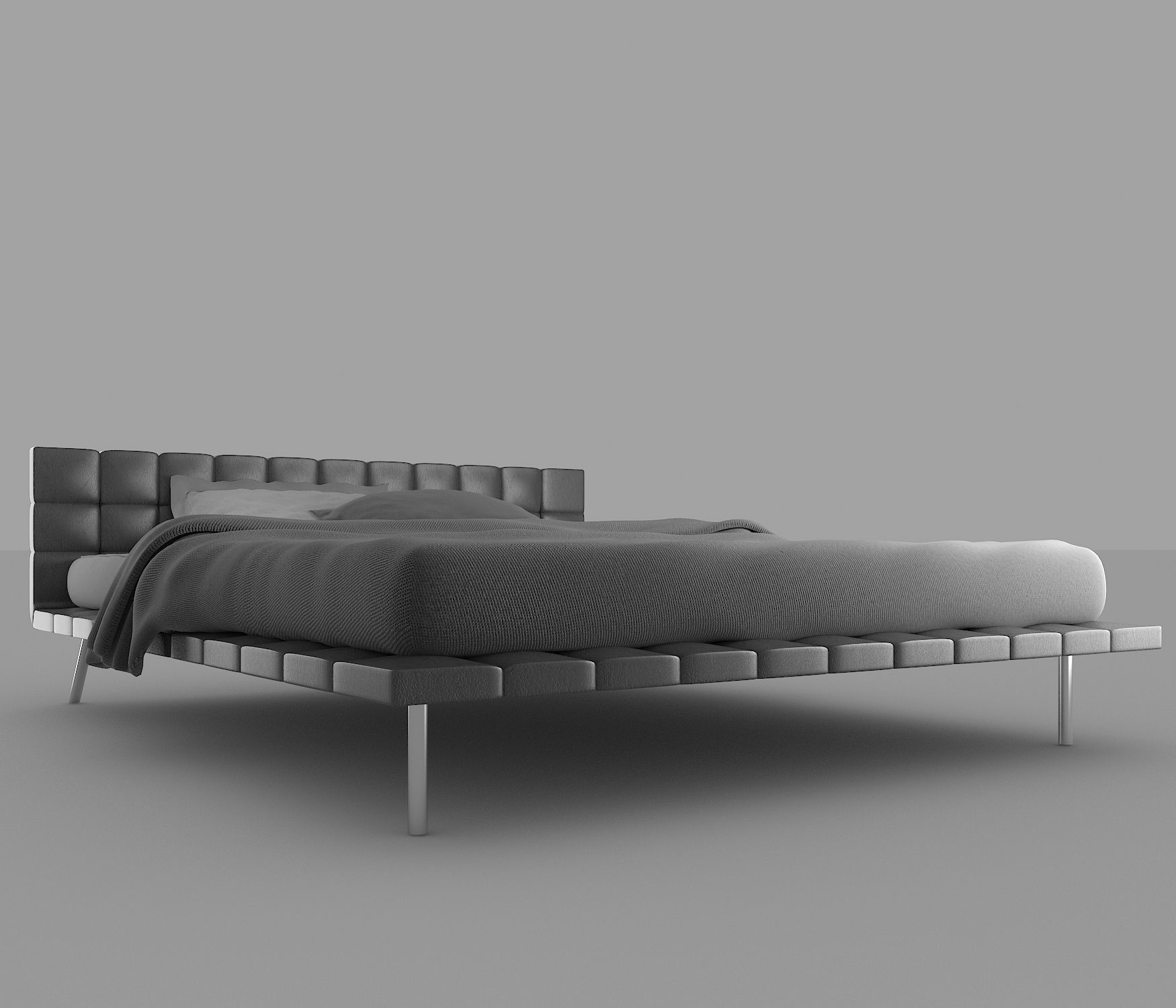 Cgexperience Bed 01 3D model_2