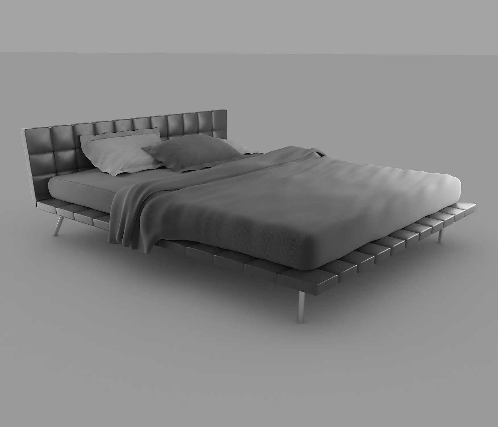 Cgexperience Bed 01 3D model_0