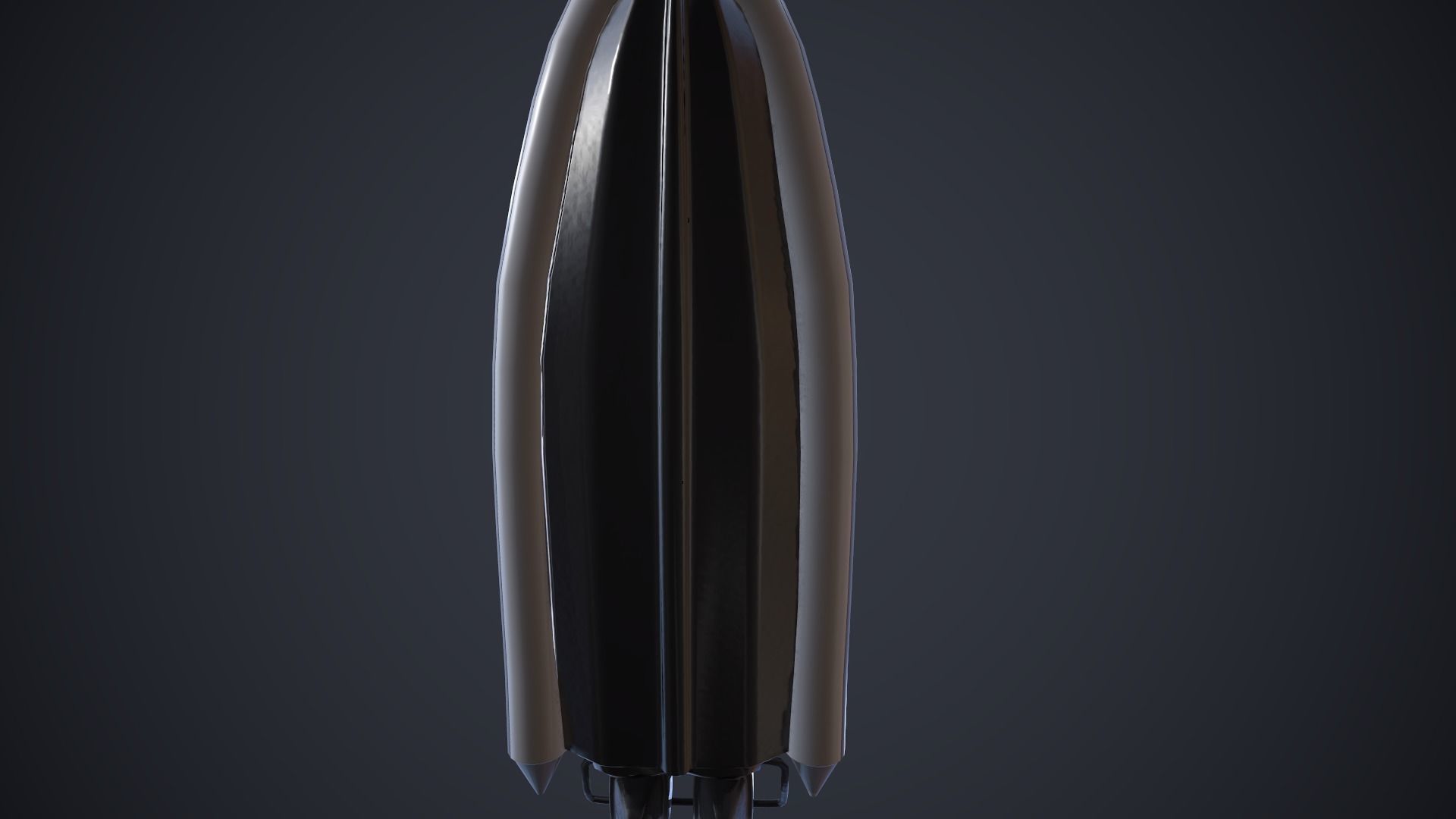 Grand Dinghy Boat Low-poly 3D model_14