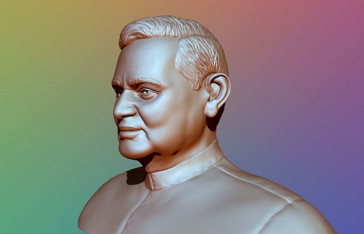 Atal Bihari Vajpayee - 3D Model 3D print model_5