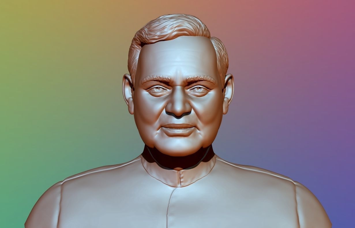 Atal Bihari Vajpayee - 3D Model 3D print model_4