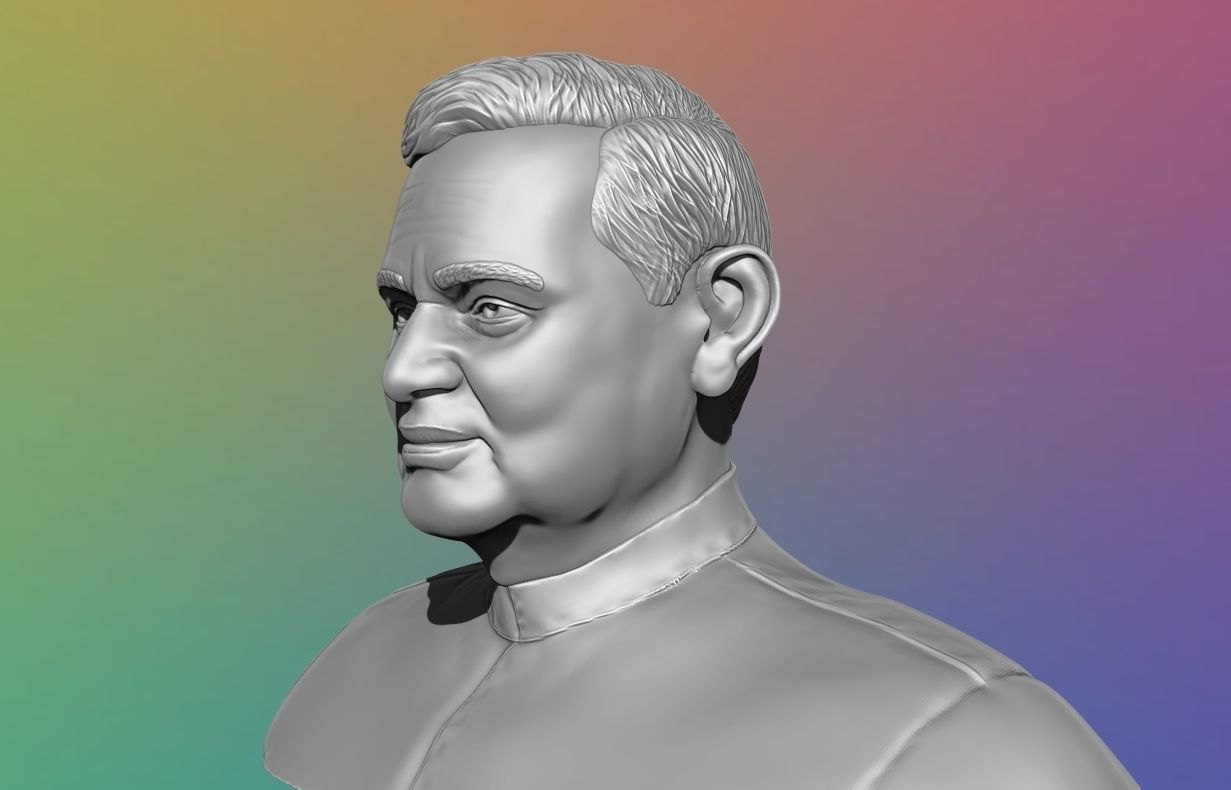 Atal Bihari Vajpayee - 3D Model 3D print model_13