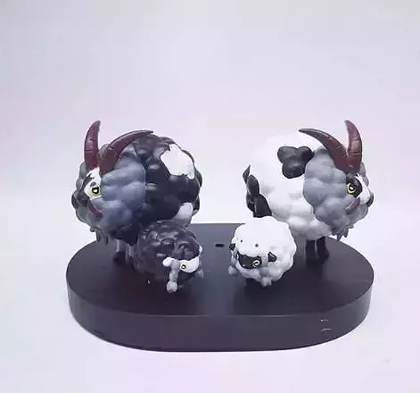 Pokemon Wooloo and Dubwool