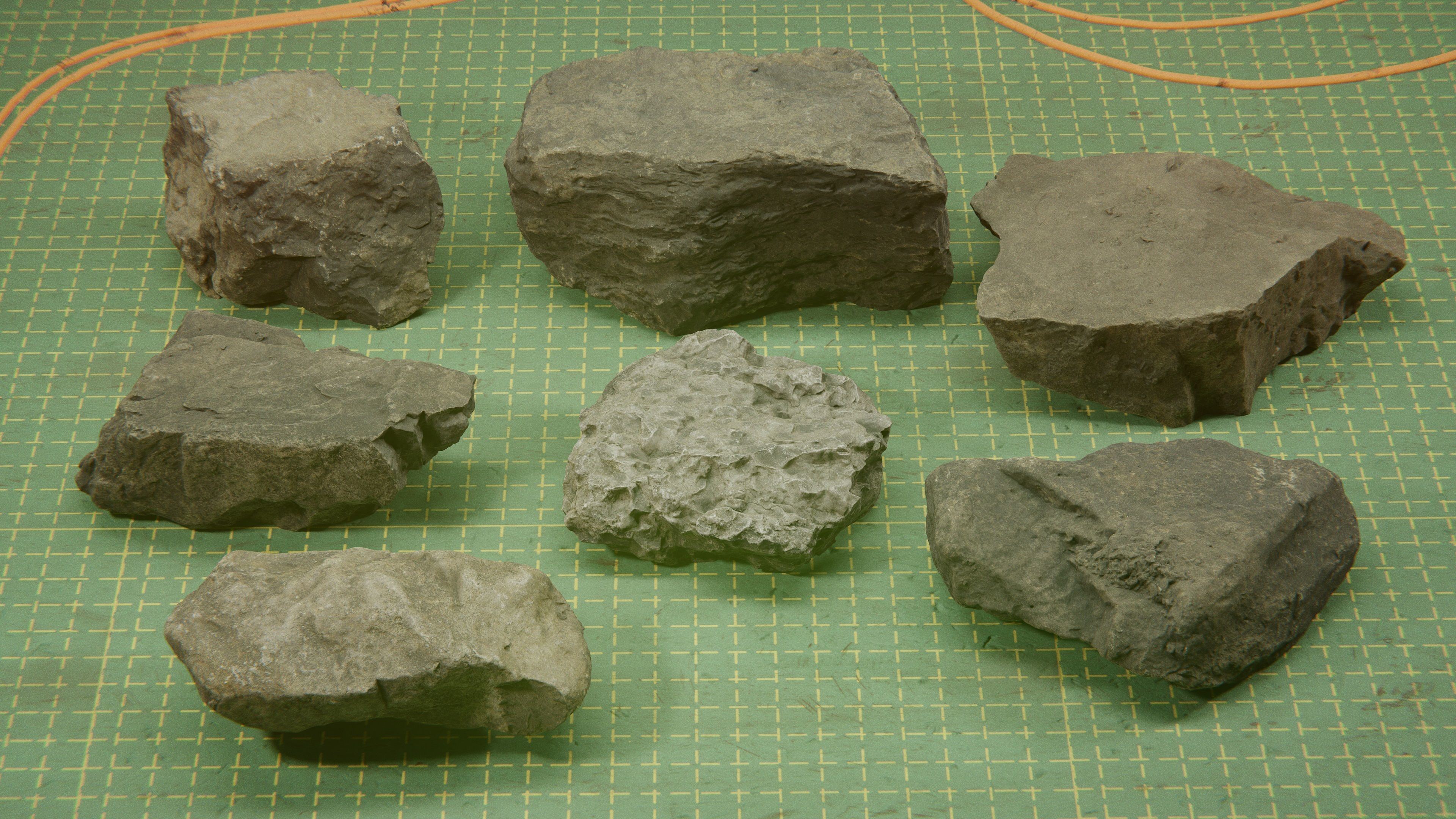 Rock Pack Vol 1-3 Photoscanned Rocks 21 Total Low-poly 3D model_10