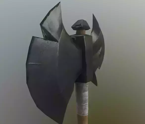 Game Ready Stylized Axe Free low-poly 3D model