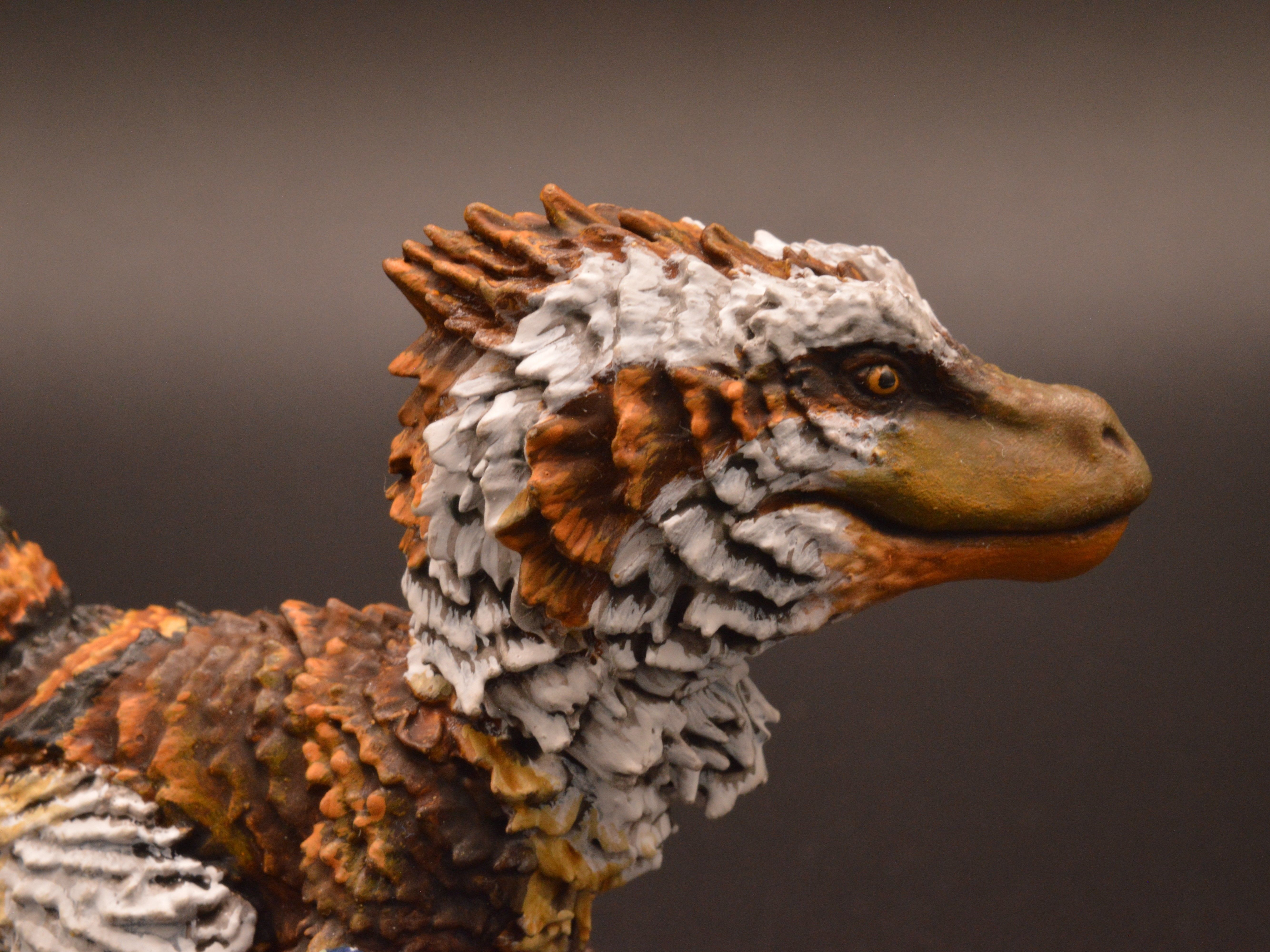 Chibi feathered velociraptor STL for printing 3D model_4