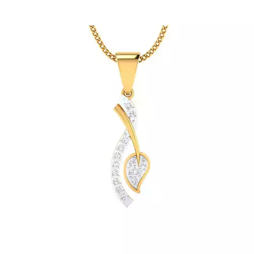 pendant-1045 rose gold dangle pendant