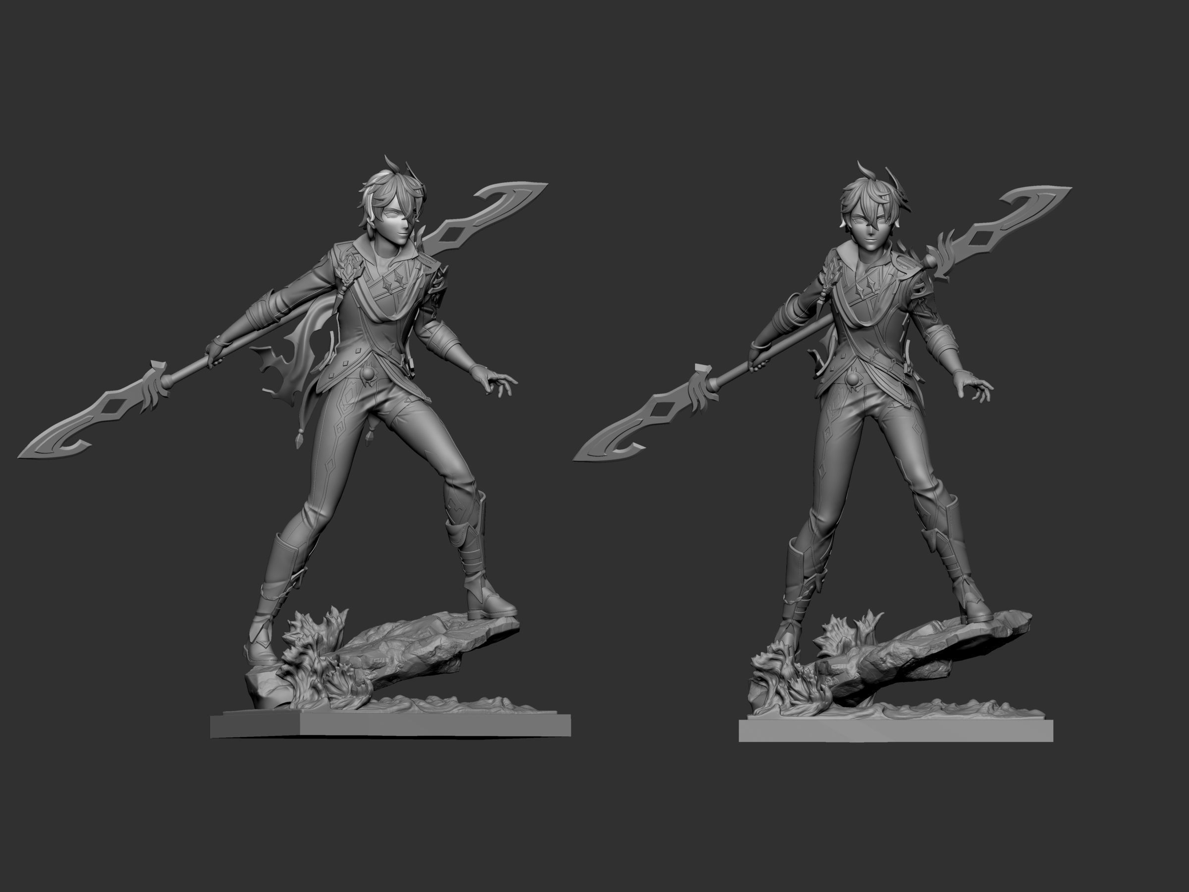 Genshin impact - Childe 3D print model_5