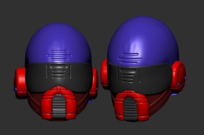 helmet high poly sculpt 3d printable  3D model
