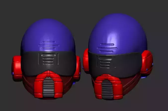 helmet high poly sculpt 3d printable  3D model