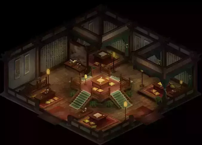 Tang People-Tea House-Upstairs