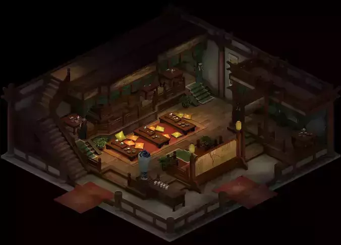 Tang People-Tea House-Downstairs