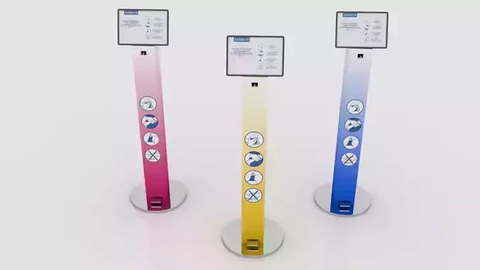 Gel Dispenser - Distributeur a gel Hydroalcoholique