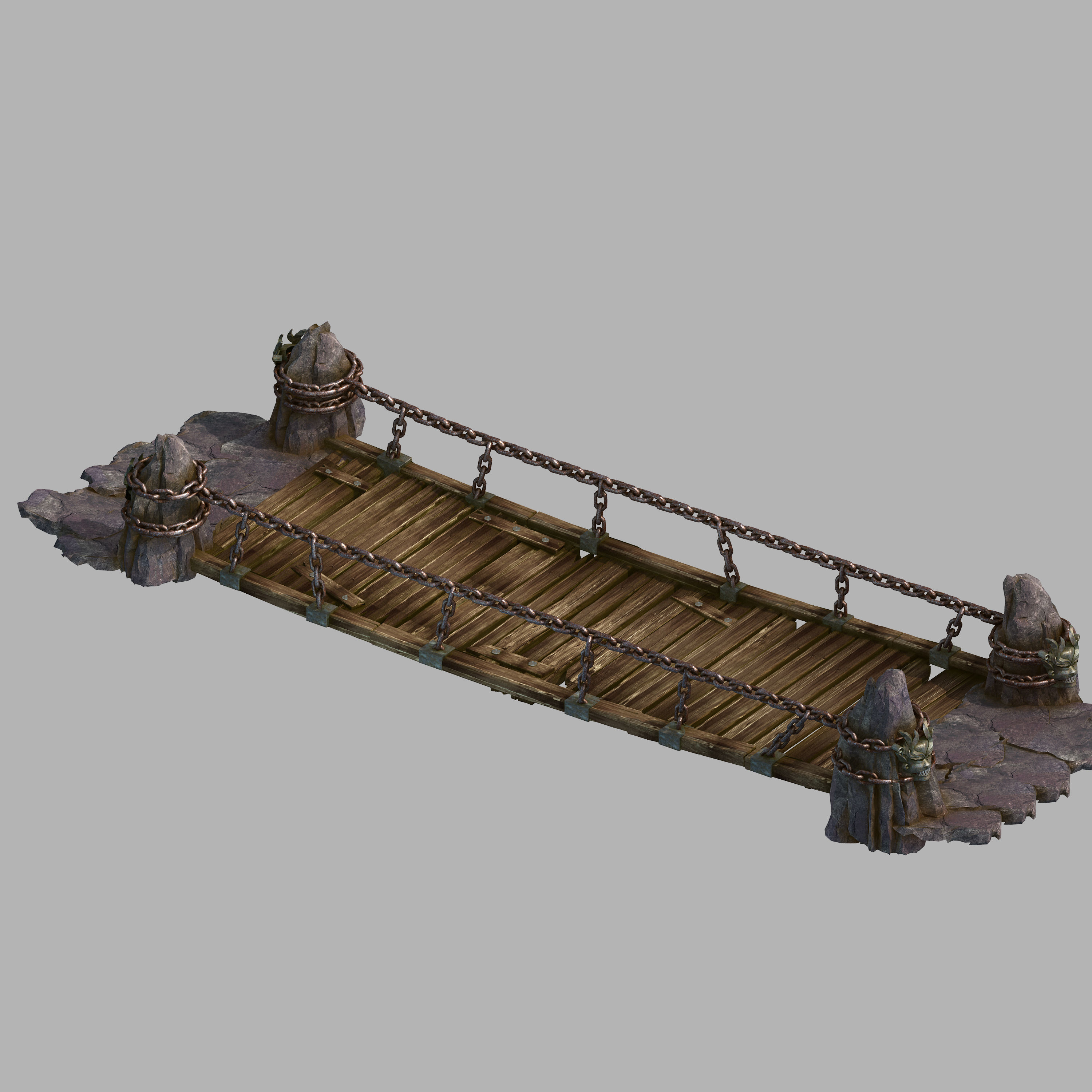 Iron Chain-Boardwalk 03 3D model_3