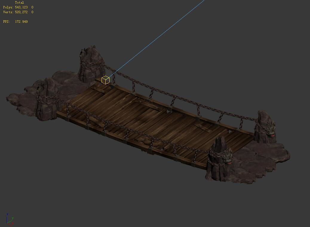 Iron Chain-Boardwalk 03 3D model_9