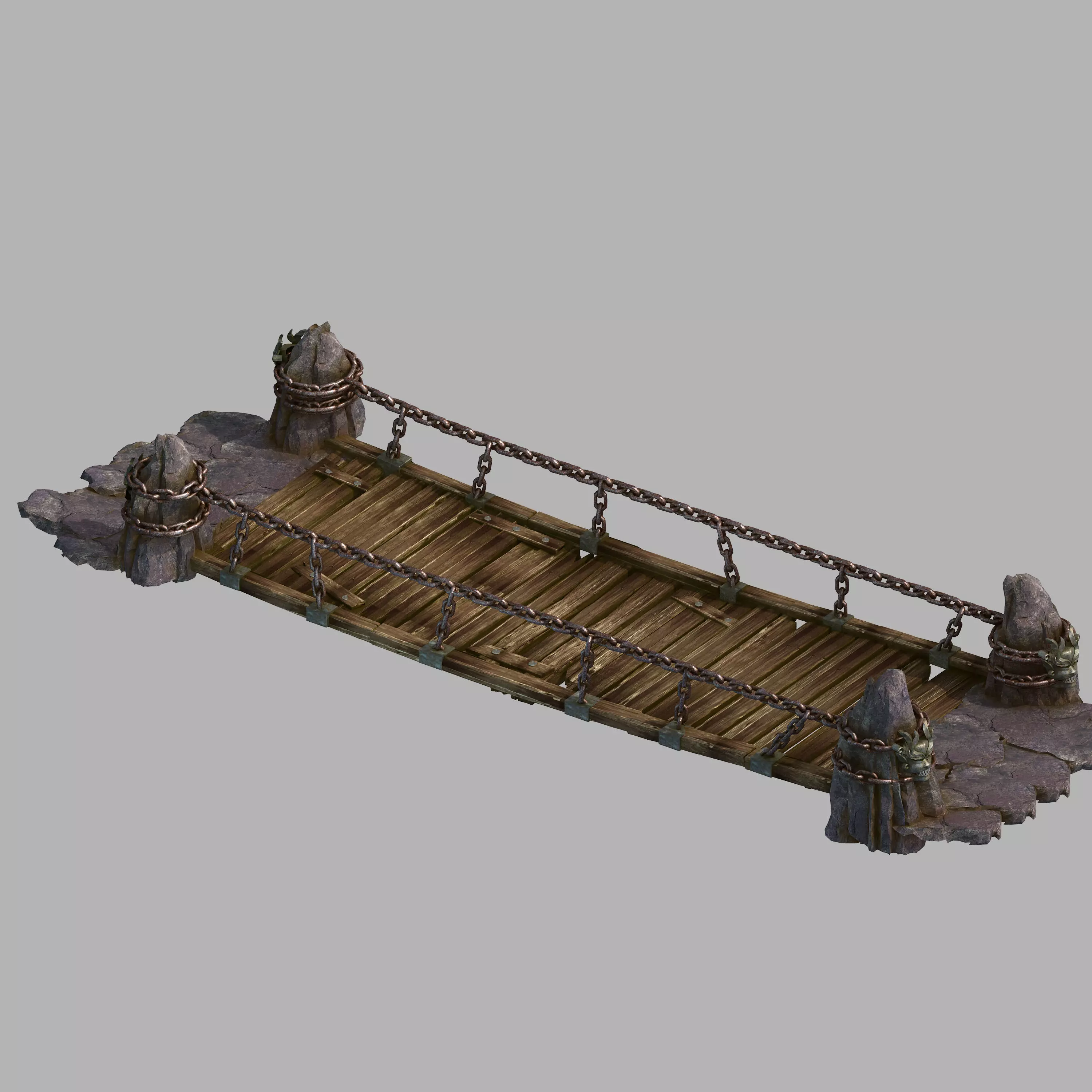 Iron Chain-Boardwalk 03 3D model_0