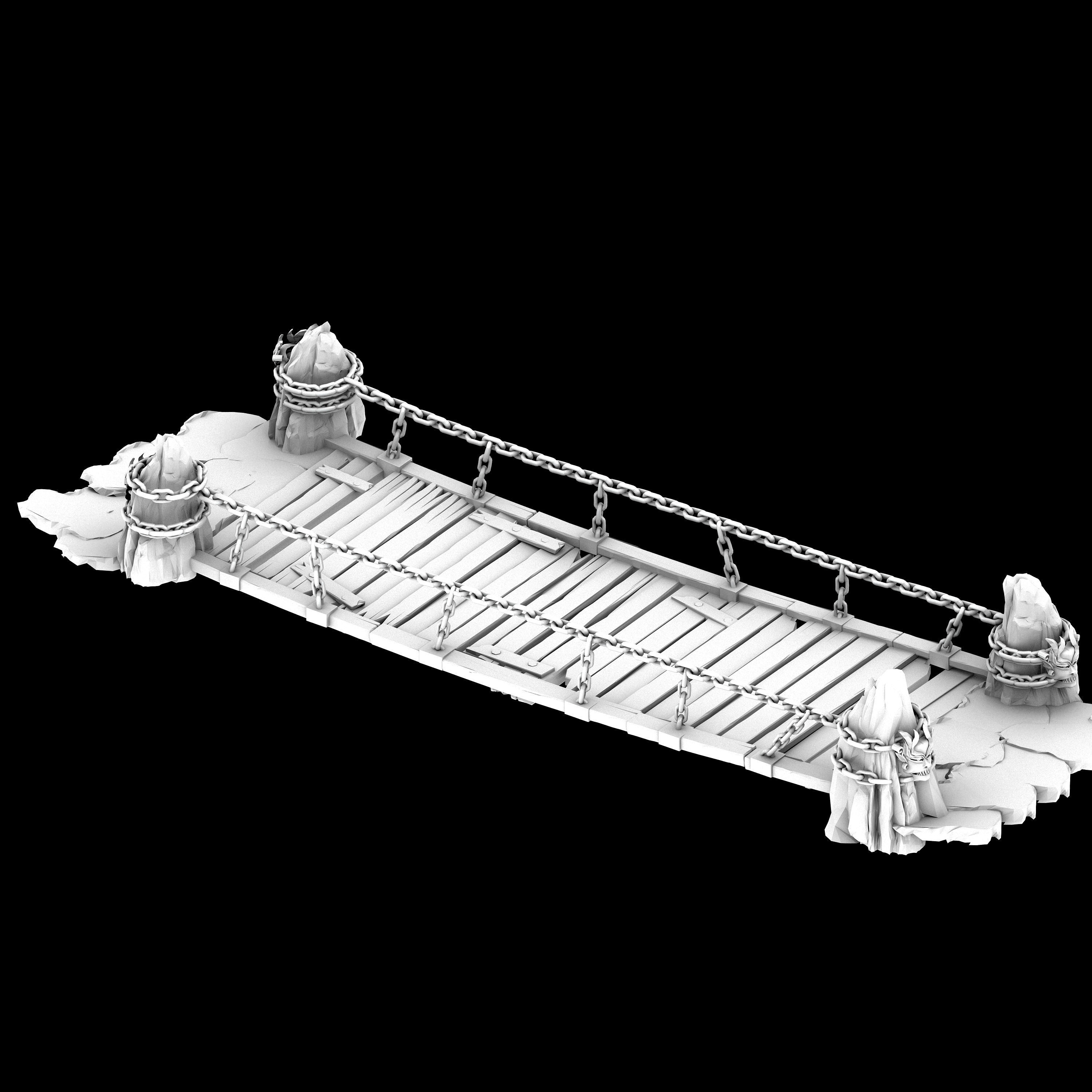Iron Chain-Boardwalk 03 3D model_7