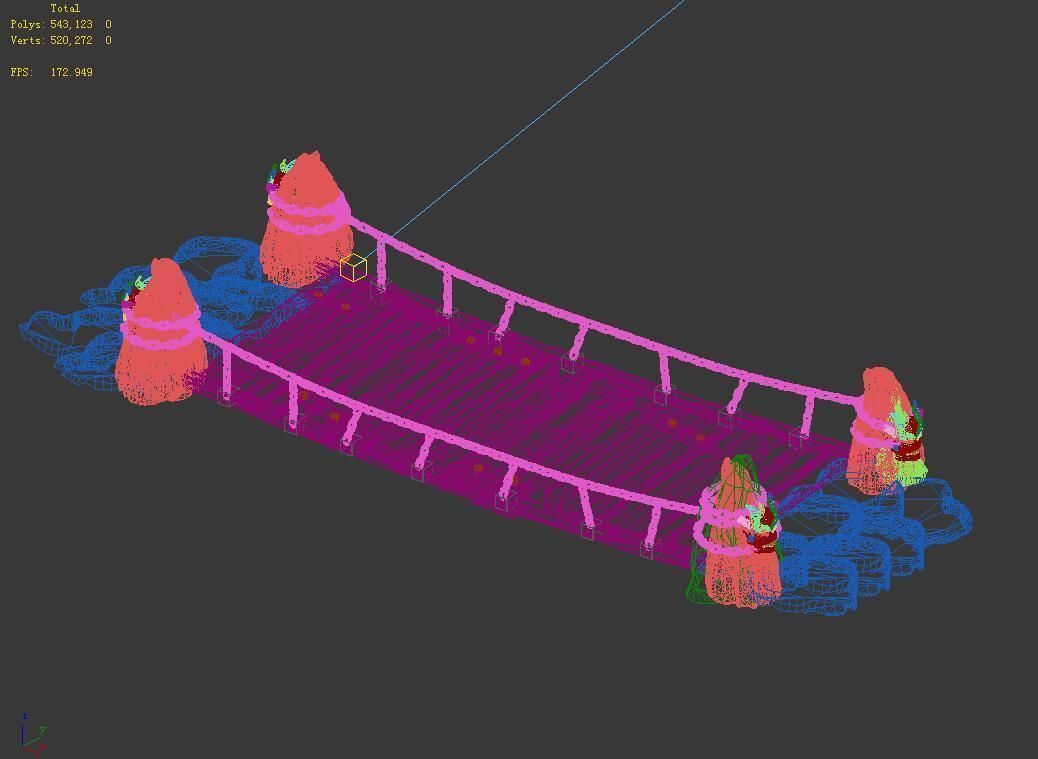 Iron Chain-Boardwalk 03 3D model_8