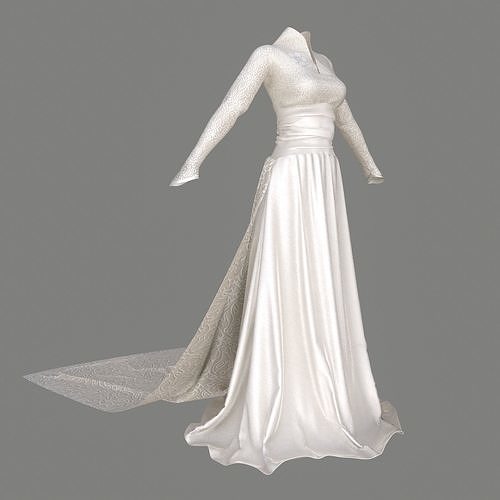 Wedding Dress  3D model