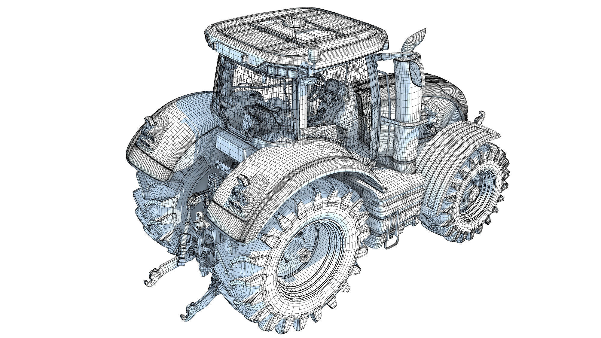 Valtra Tractor S4 Series 3D model_19