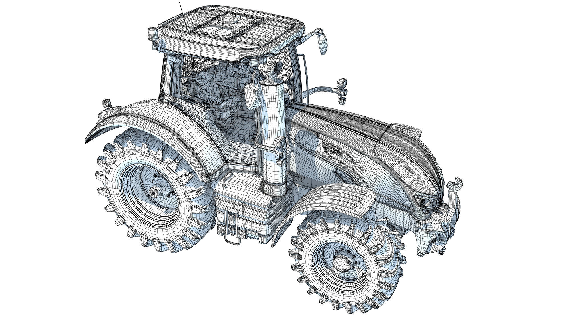 Valtra Tractor S4 Series 3D model_20