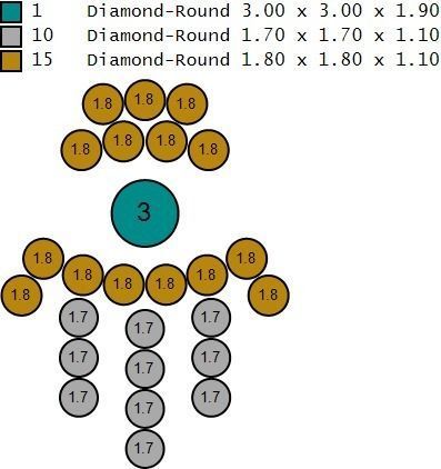 Hand Pendant Gold 3D print model_7