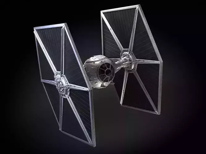 Star Wars Tie Fighter with Interior 3D model