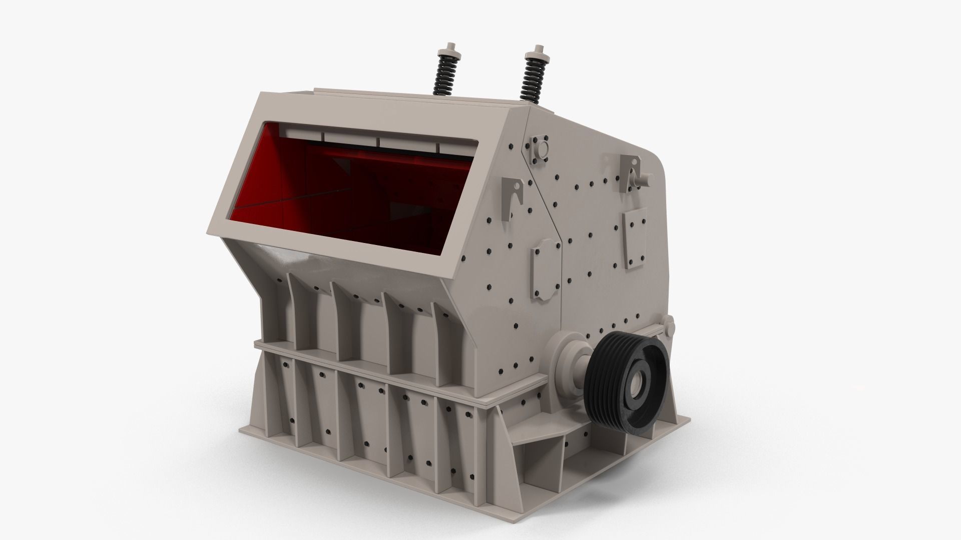 Impact Crusher 3D model_1