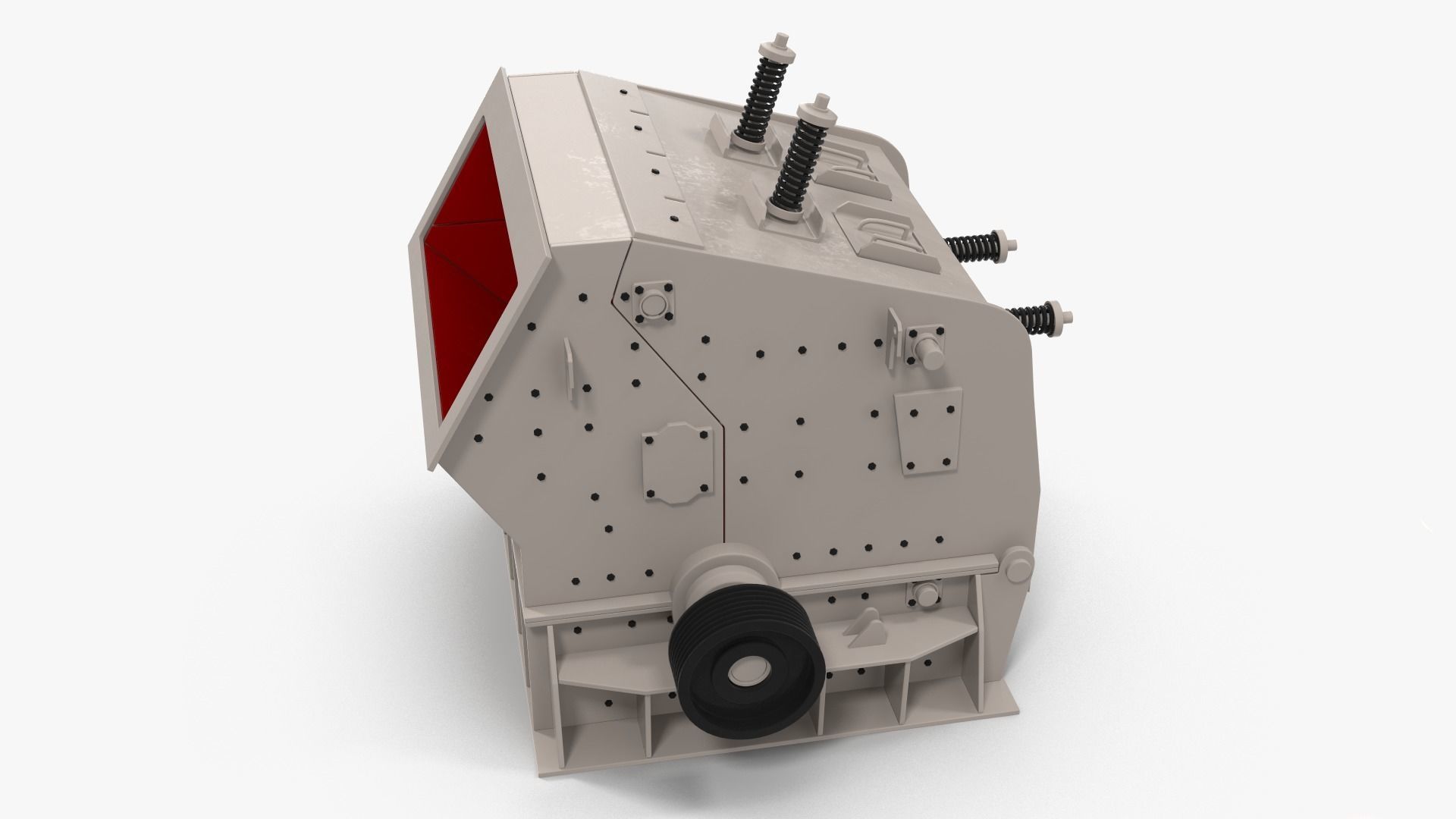 Impact Crusher 3D model_2