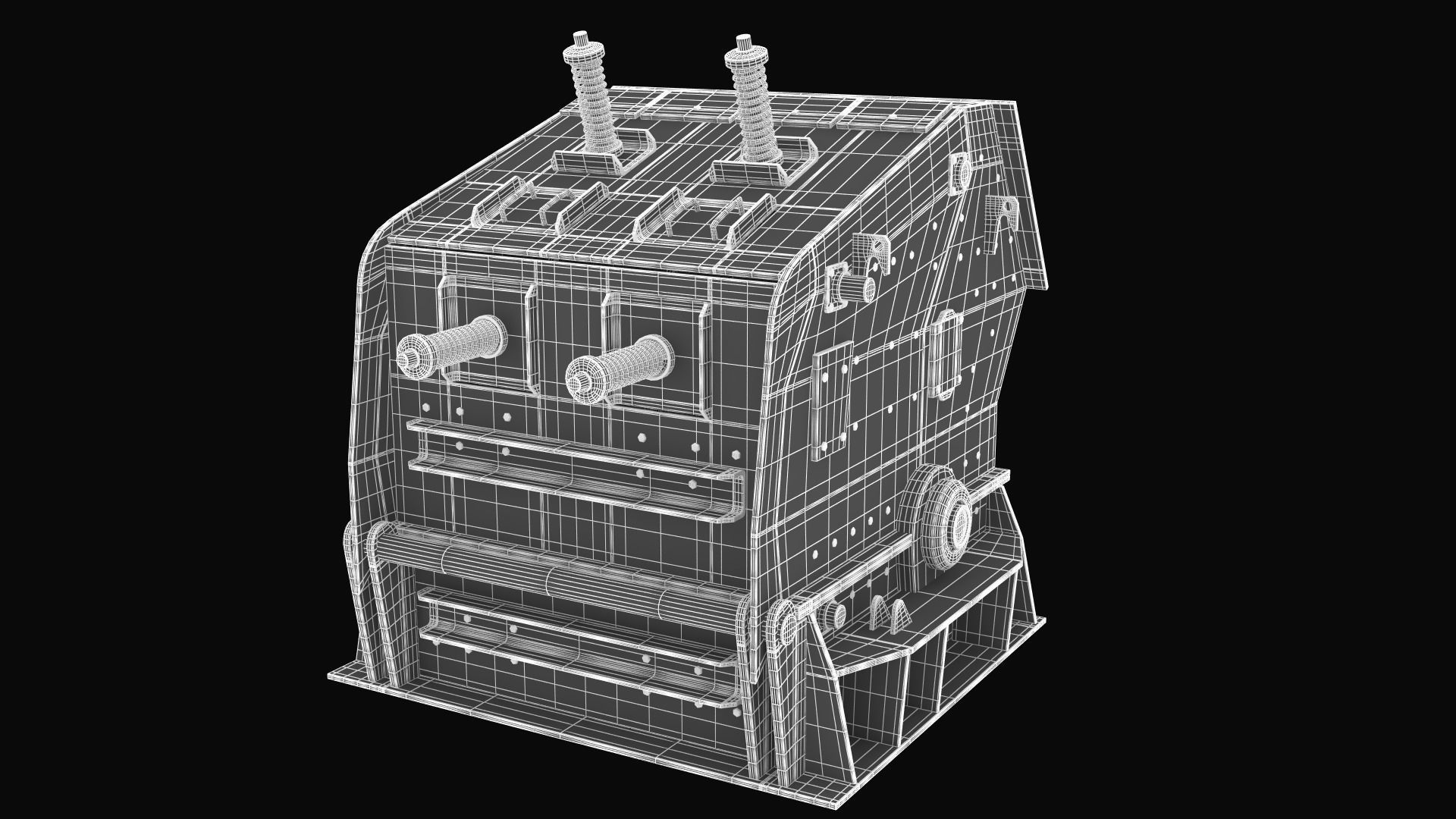 Impact Crusher 3D model_15