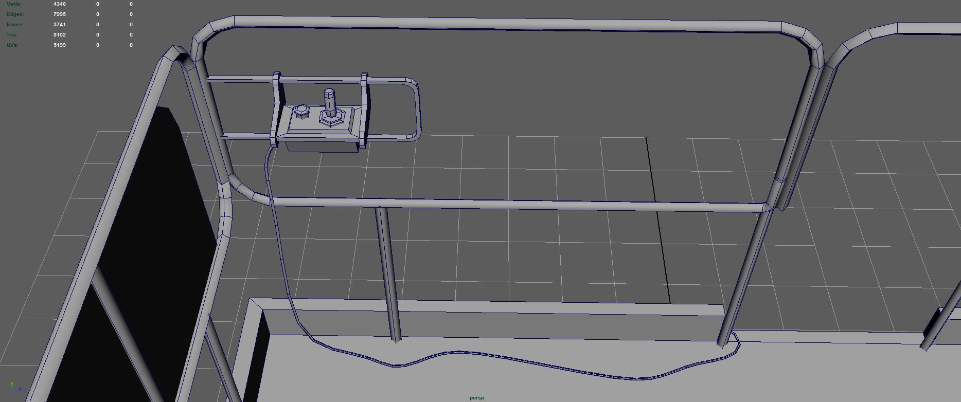 Scissor Lift - HQ Low-poly 3D model_4