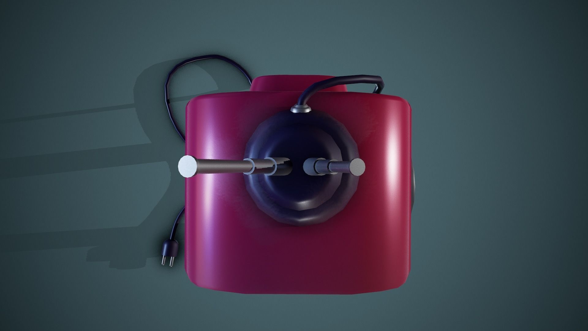 Stylized Retro Tv - Tutorial Included Low-poly 3D model_16