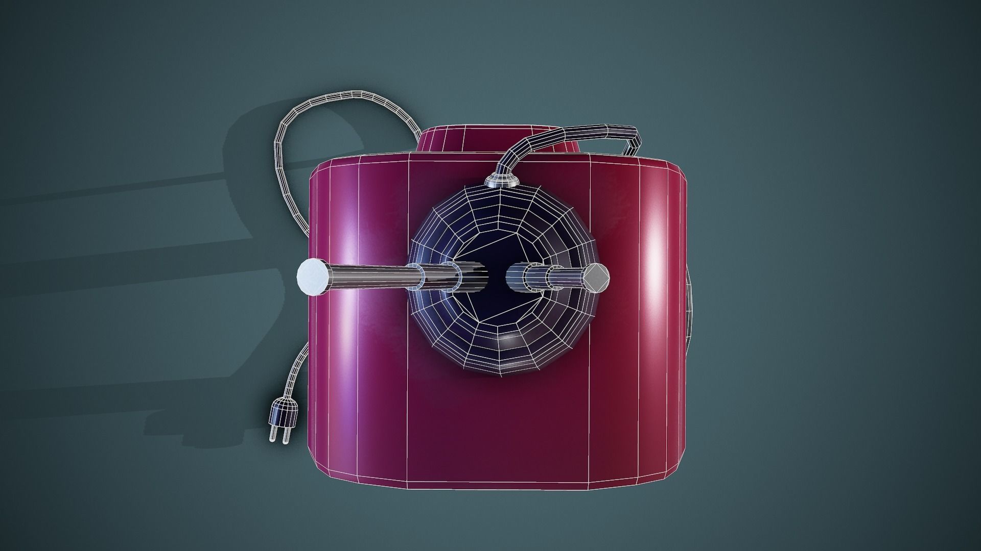 Stylized Retro Tv - Tutorial Included Low-poly 3D model_17