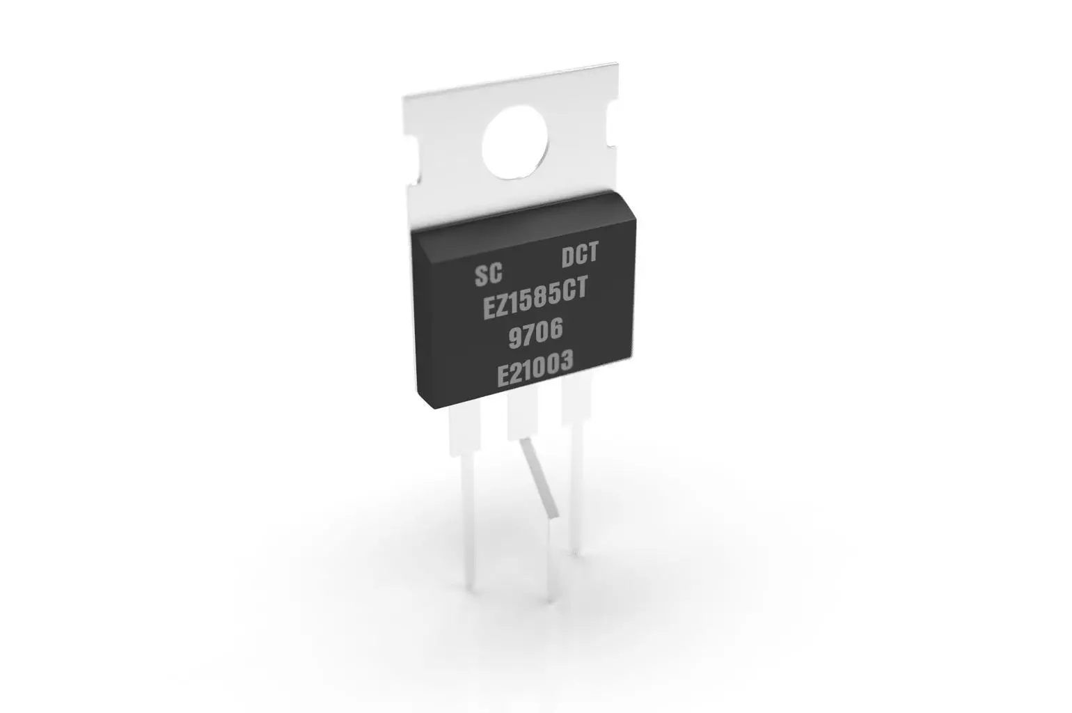 Power Transistor Low-poly 3D model