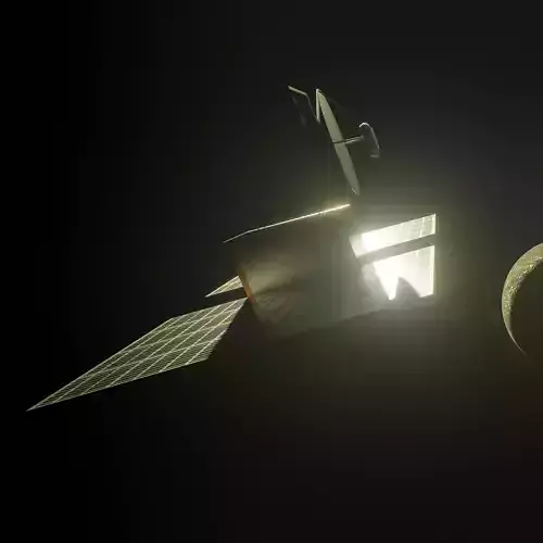 A Lonely Satellite by Bolt and Waves