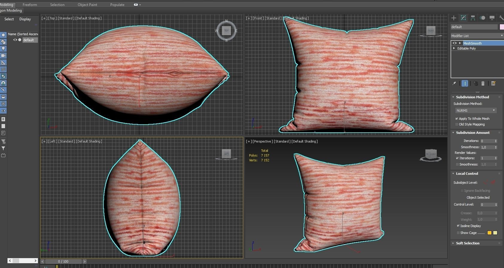 Decorative pillows 026 set 3D model_7