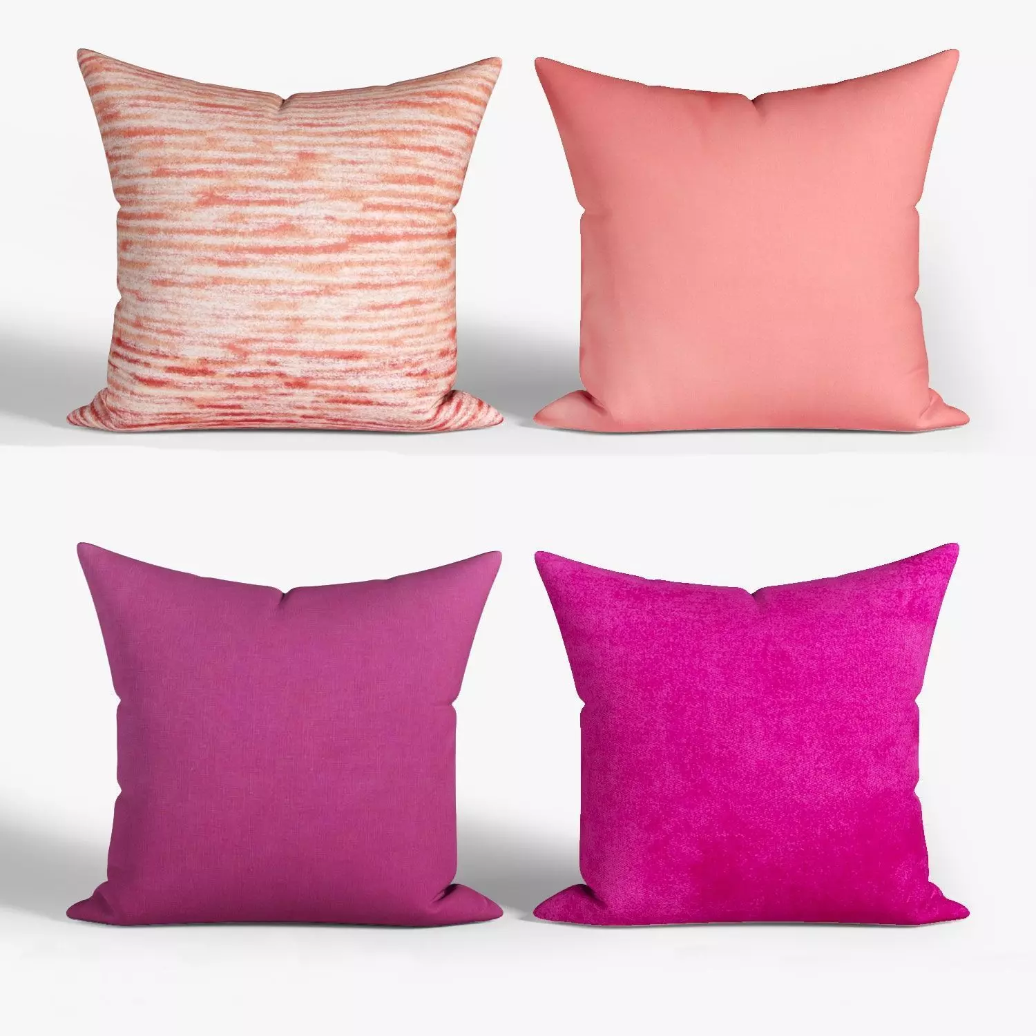 Decorative pillows 026 set 3D model_0