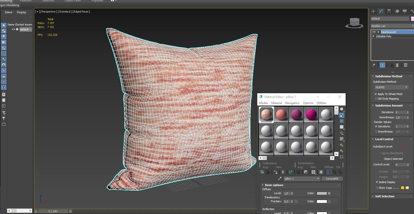 Decorative pillows 026 set 3D model_6