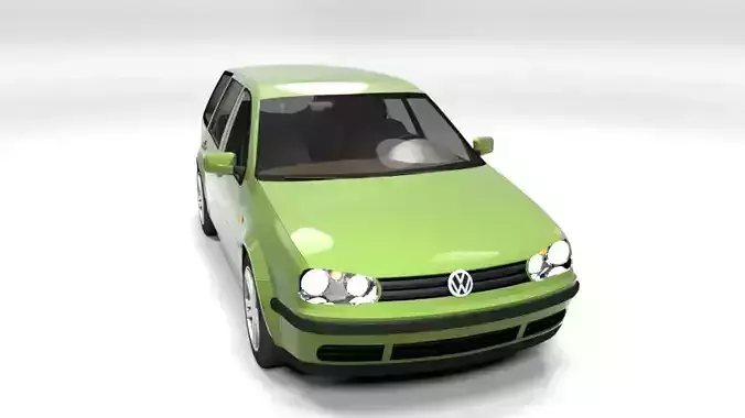 VW GOLF 4 VARIANT LOWPOLY