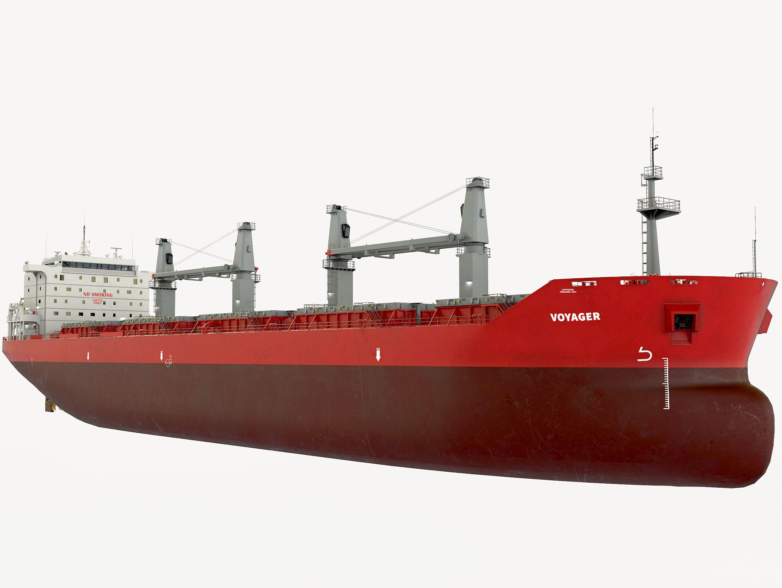 Bulk carrier  3D model_5
