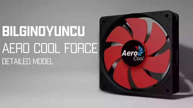 Aerocool Force 12MM Red PC Fan