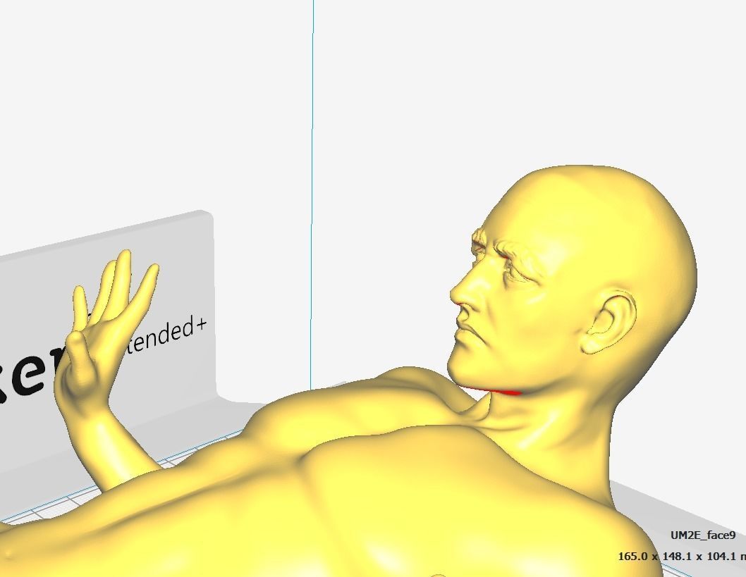Man coming out of wall inspired by Matteo Pugliese  Art piece 3D print model_4