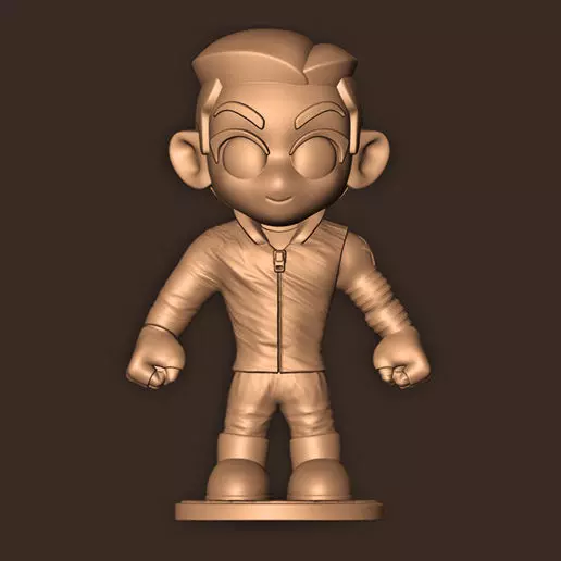 Bucky Barnes  Winter Soldier  3D print model_0