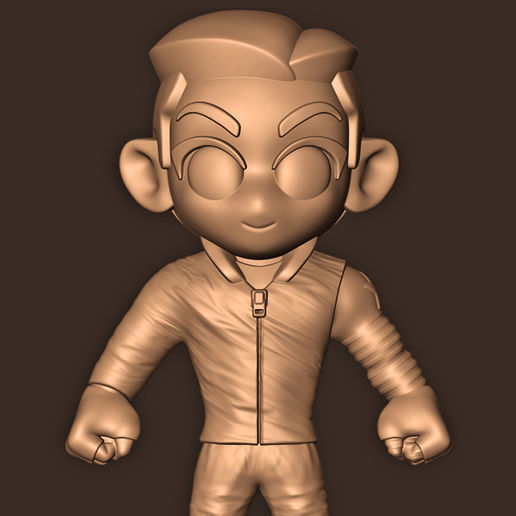 Bucky Barnes  Winter Soldier  3D print model_2