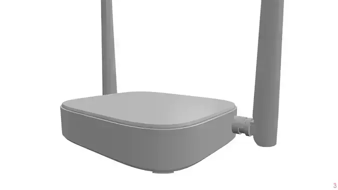 Low Poly Wi-Fi Router Tenda N301