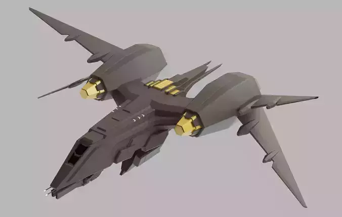 Space Fighter MK 1 3D model