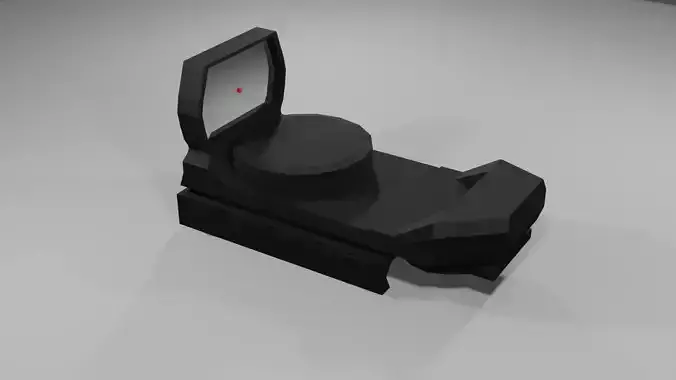 Low-Poly Red Dot Sight