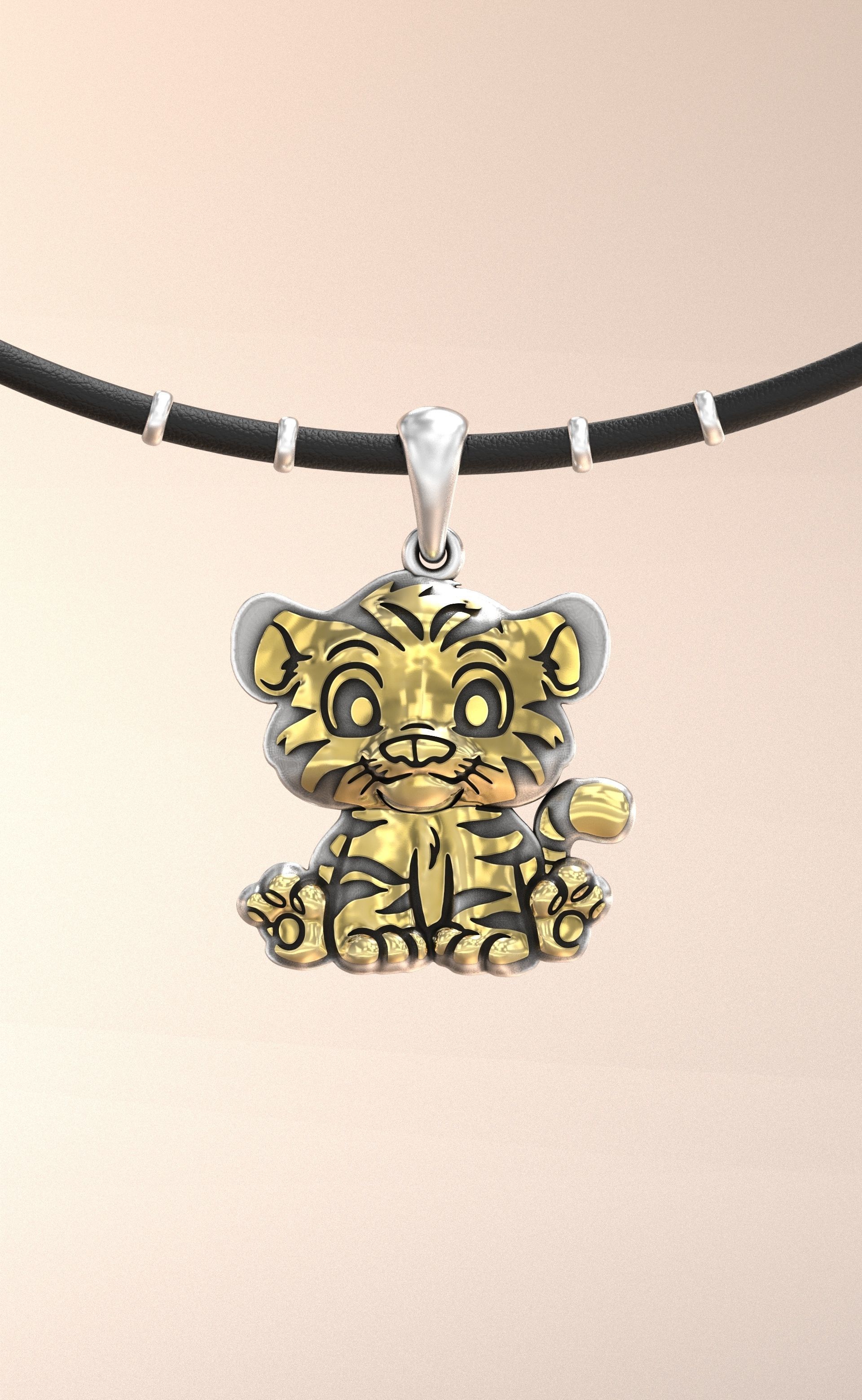 Tiger cub 3D print model_1