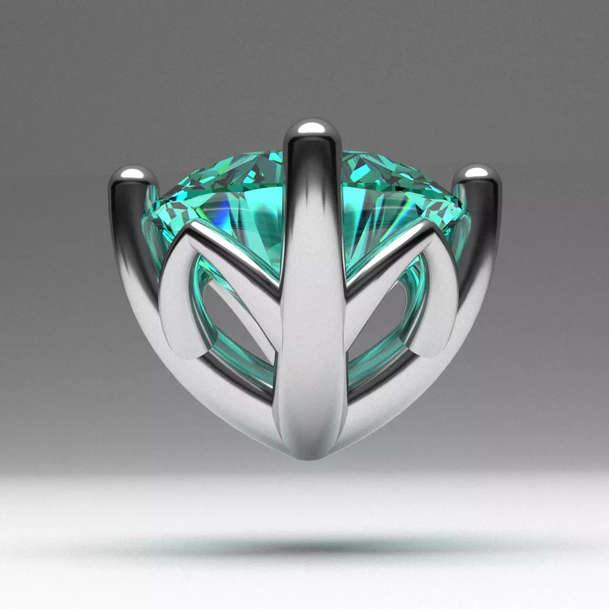 A package of engagement anniversary 4 prong printable ring heads 3D print model_0