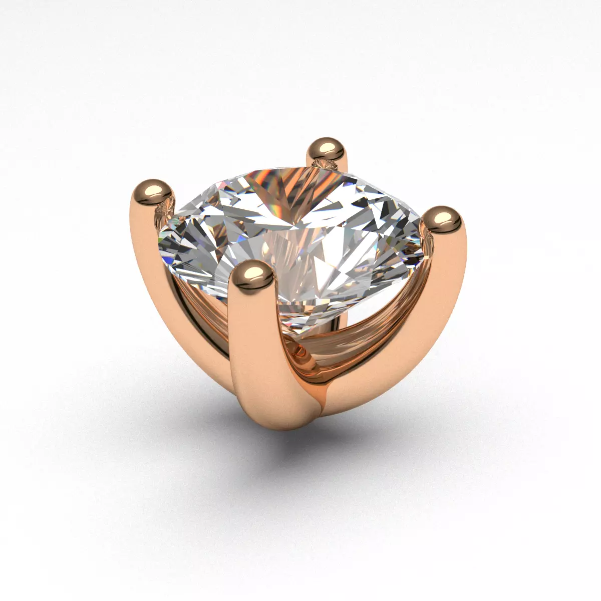 A package of ring heads engagement anniversary prong printable 3D print model_0